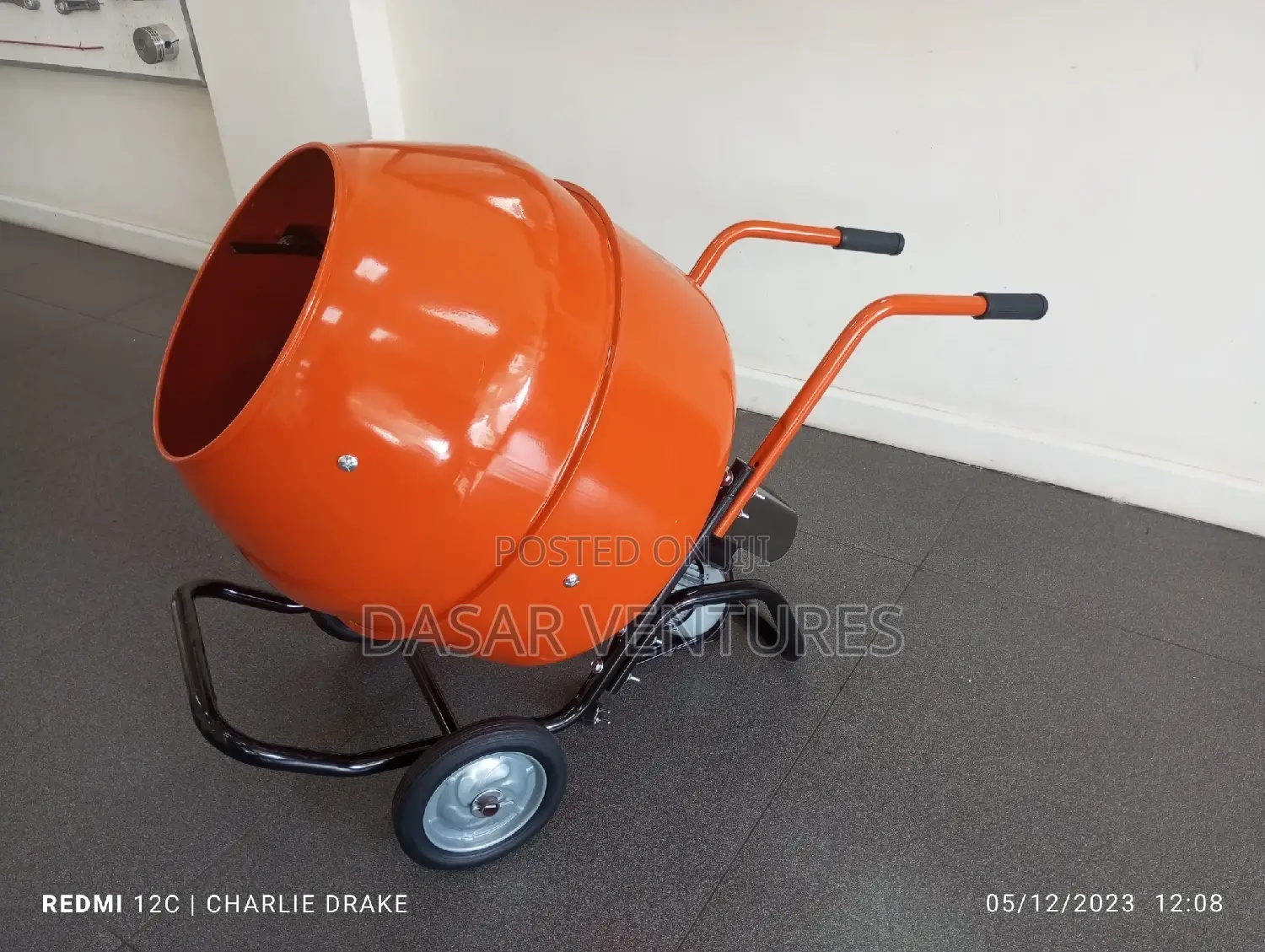 Concrete Mixer 145l Electric Single Phase