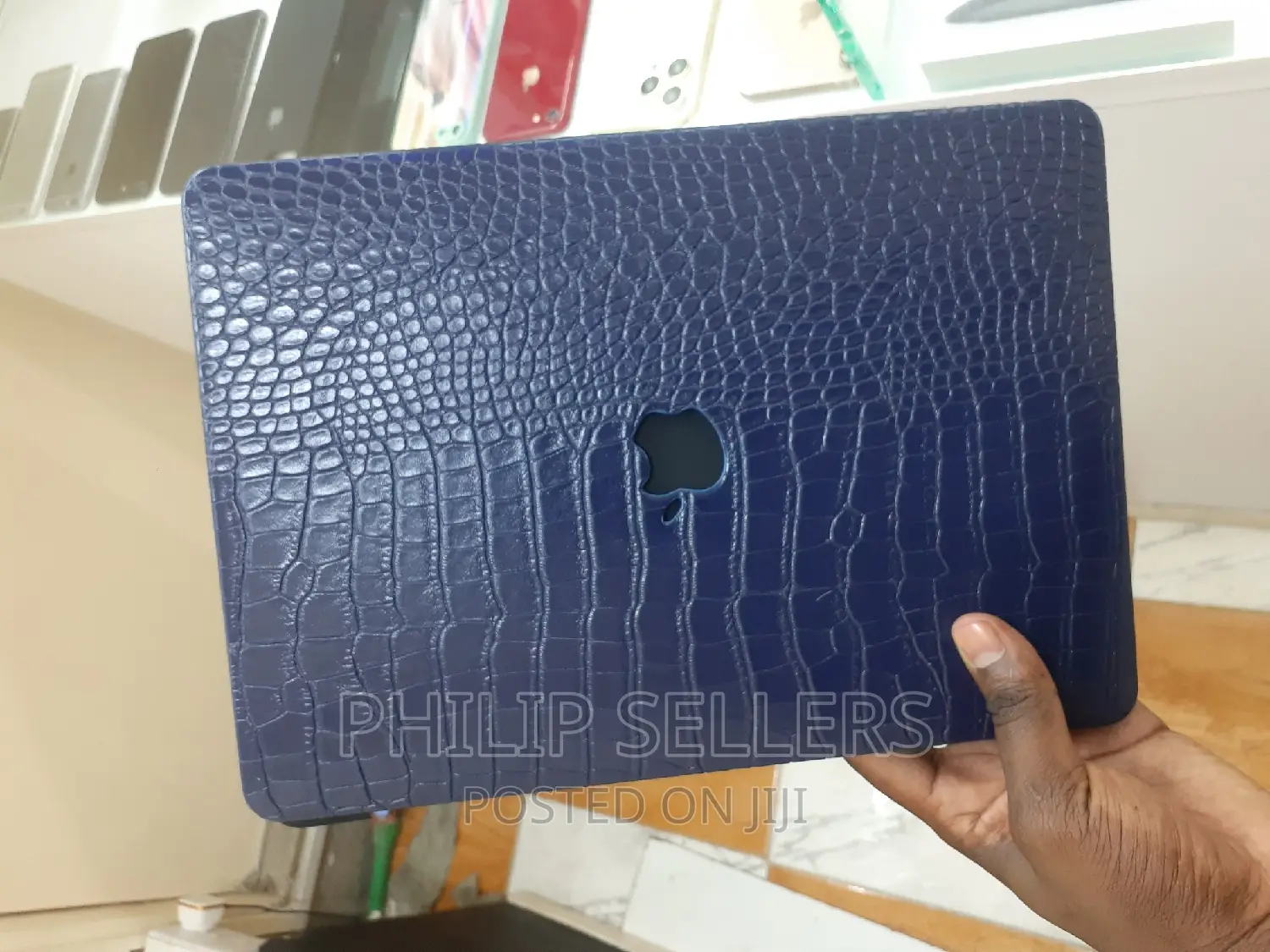 Laptop Case Crocodile Leather Hard Case for Macbook Air 13 M