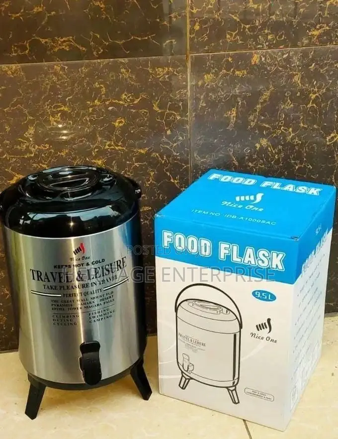 Tea Flask, Food Flask 9.5 Liter Capacity.