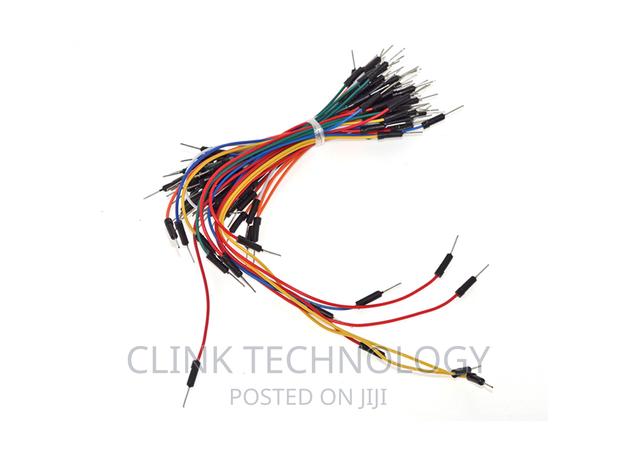65pcs 1-Pin Male to Male Breadboard Jumper Cable Wire 25cm