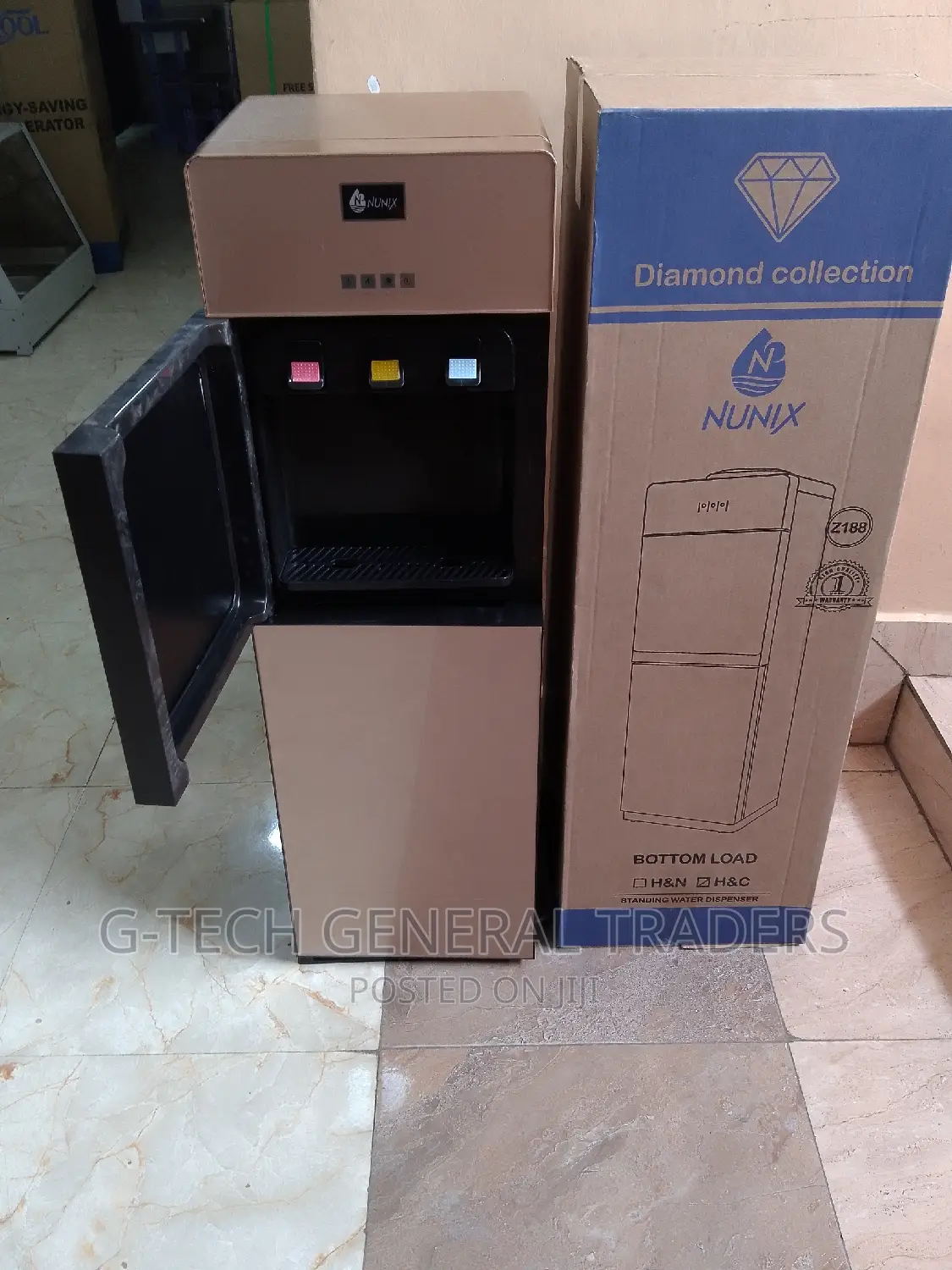 Nunix Luxurious 3tap Bottom Load Water Dispenser-Z188c
