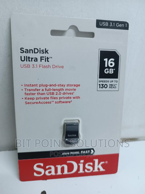 Sandisk 16gb Flashdisk Ultra Fit ' 16gb Ultrafit Flashdisk'