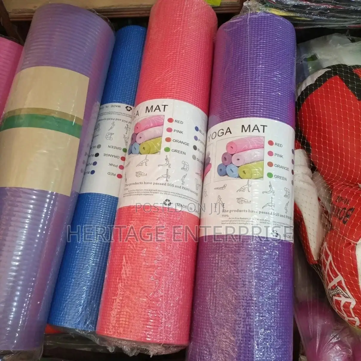 Yoga Mats, Fitness Mats, Outdoor Exercise Mats 6mm.