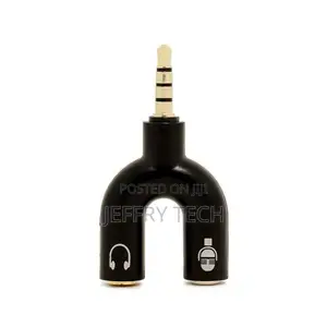 Earphone Connector Converter 3.5mm Stereo Adaptor Splitter A