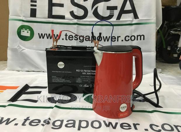 Solar Powered Hot Water Kettle 12v - main view