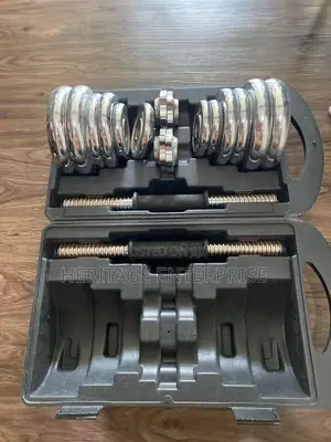 Chrome Dumbells Set Fitness 30 Kg,