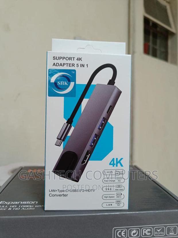 USB Type C 6 in 1 Adapter - main view