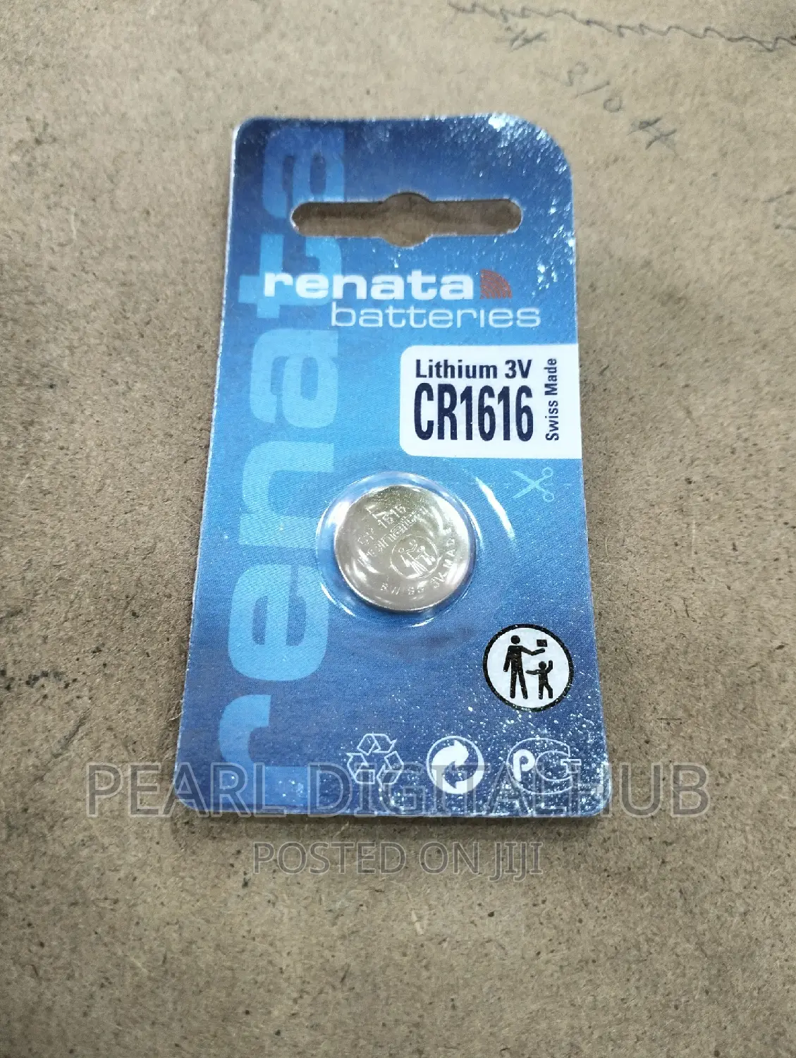 CR 1616 3v Lithium Renata Battery