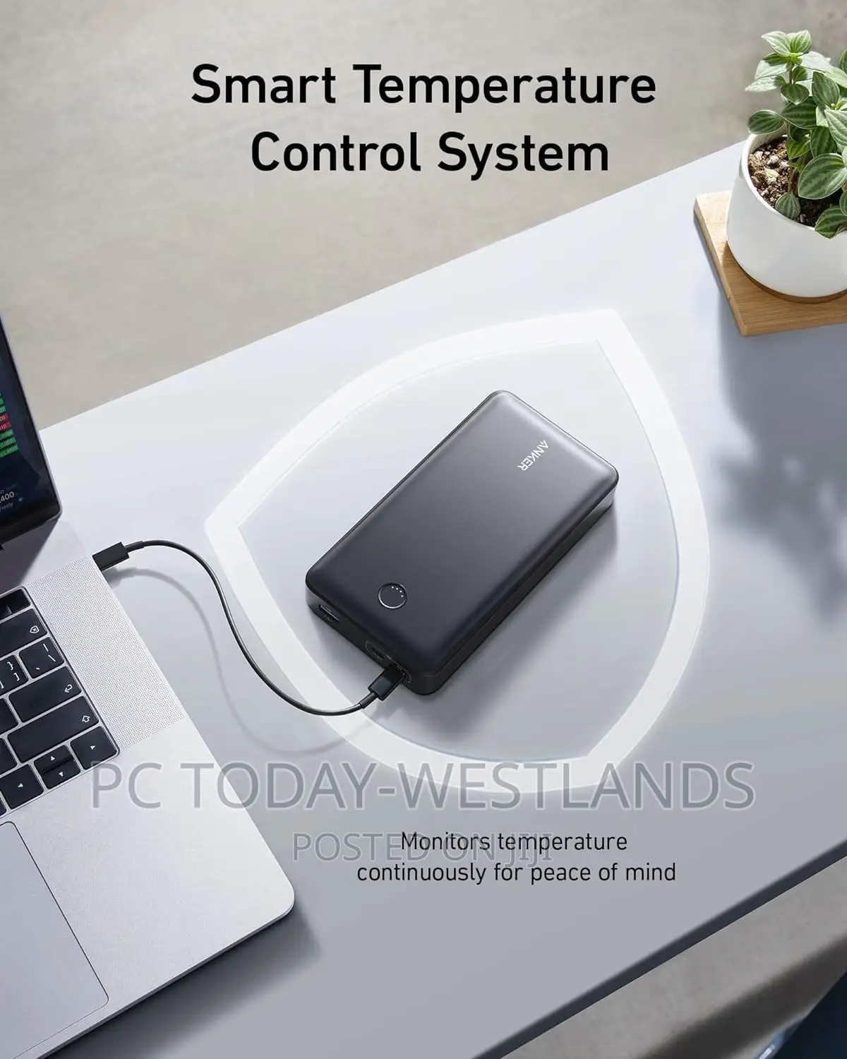 Anker Power Bank 24,000mah Portable Charger 65W Battery Pack