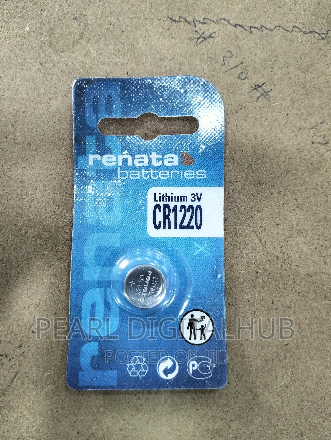 CR 1220 3v Lithium Renata Battery
