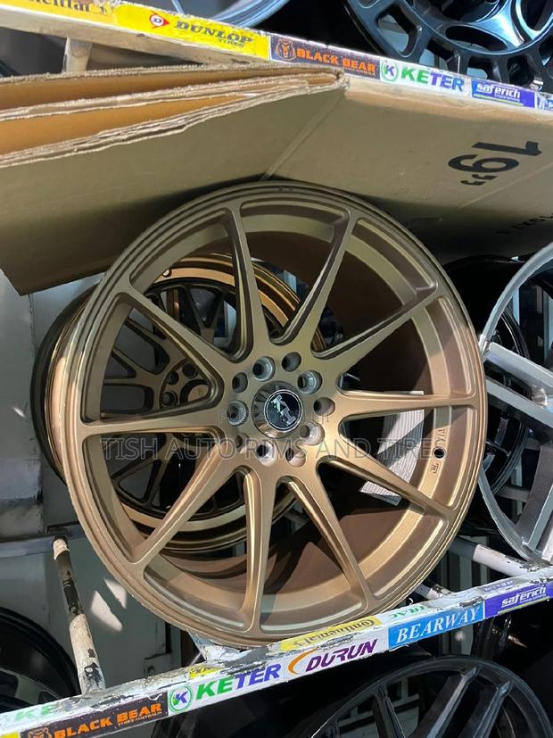 Gold 17 Inch Rims Set Fitting Subaru, Crown, Mark X, CX-5
