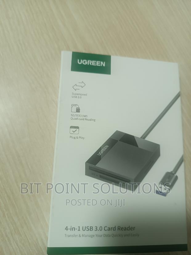 Ugreen 4 in 1 Usb 3.0 Card Reader !Usb 3.0 4in 1 Card Reader - thumbnail 2