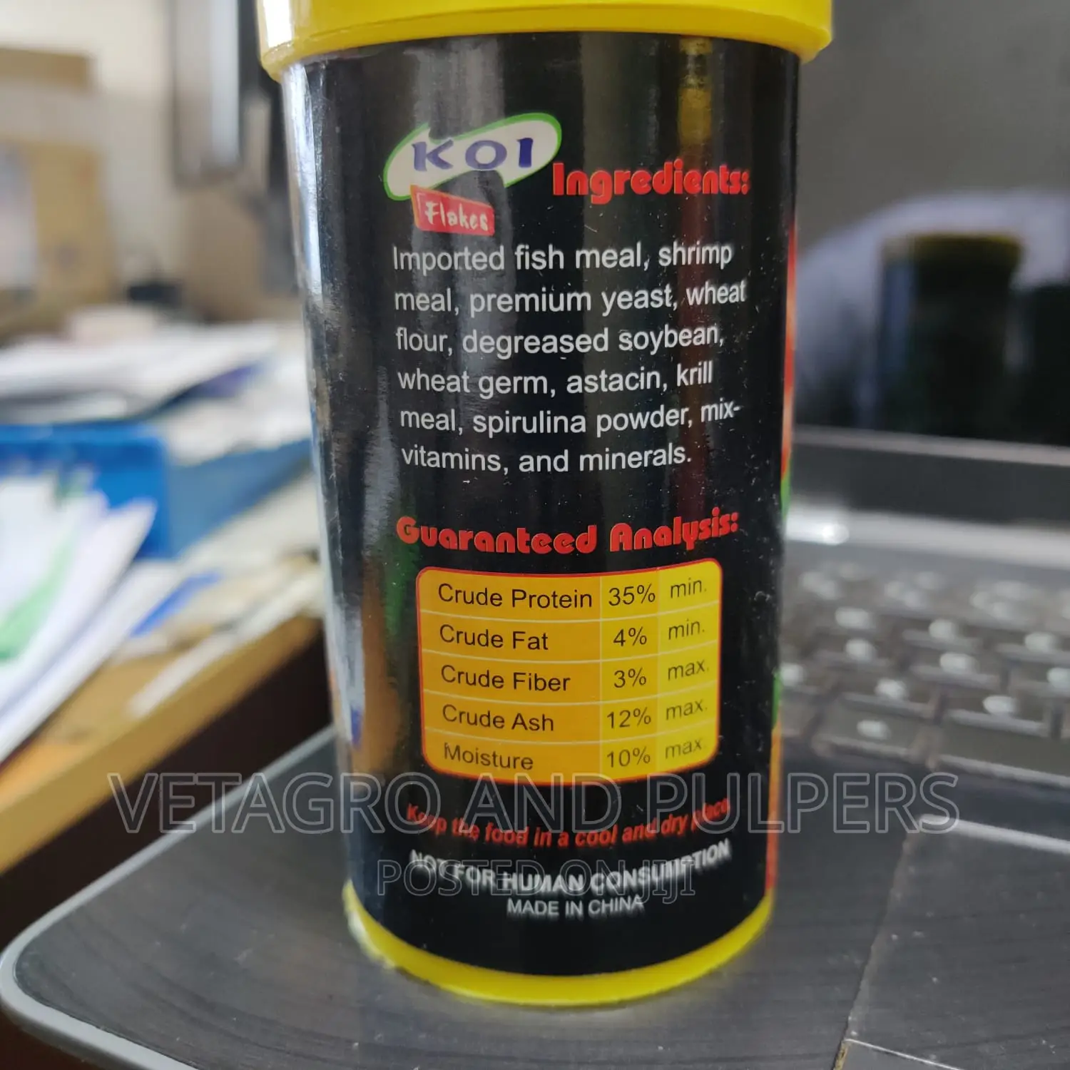 Aaquav Fish Food (Guppy,Goldfish, Koi Fish)