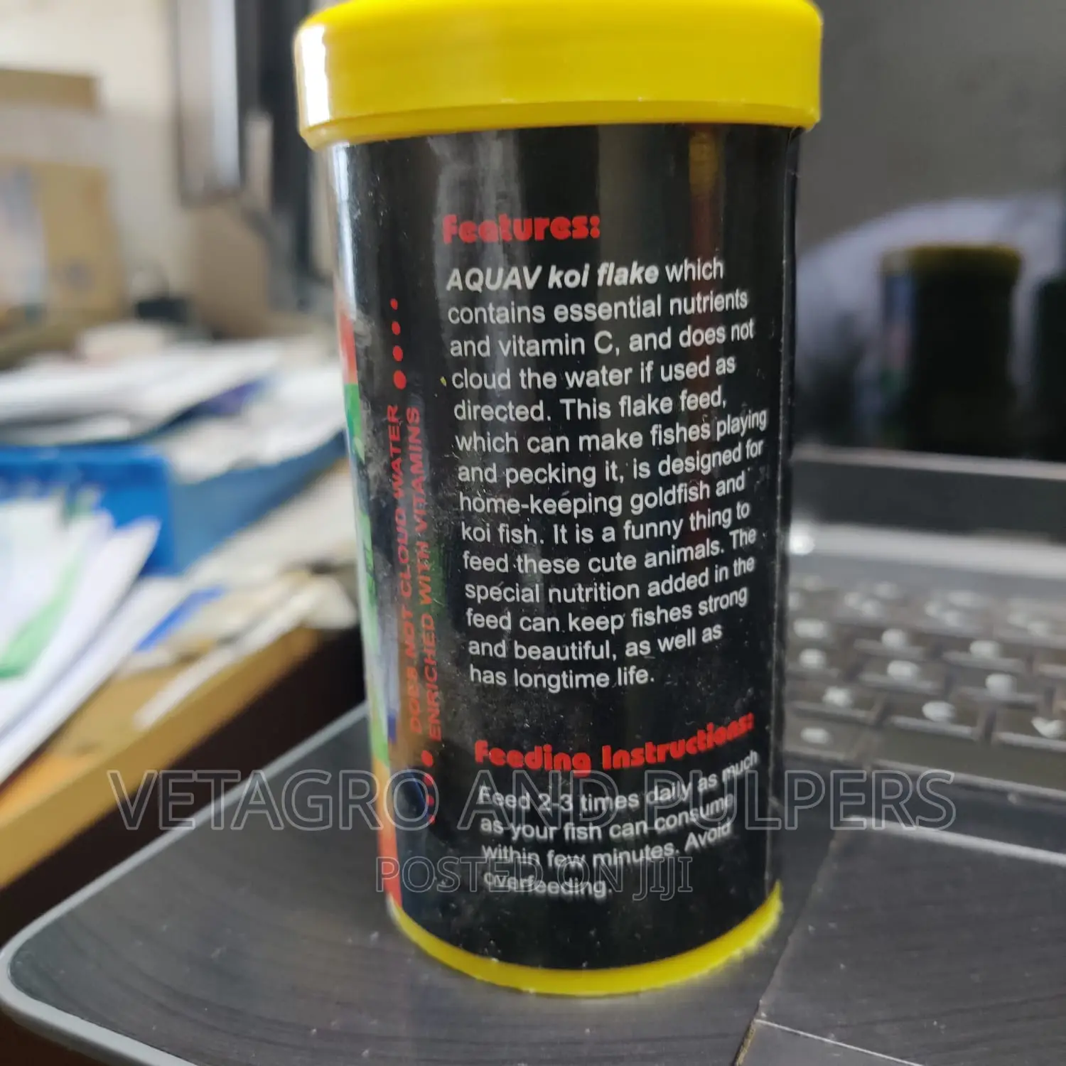Aaquav Fish Food (Guppy,Goldfish, Koi Fish)