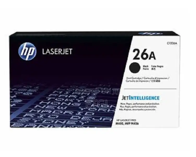 .Hp 26A Black Original Laserjet Toner Cartridge
