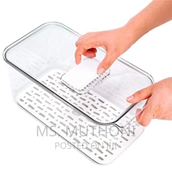 Fridge Organizer With A Perforated Tray * - thumbnail 2