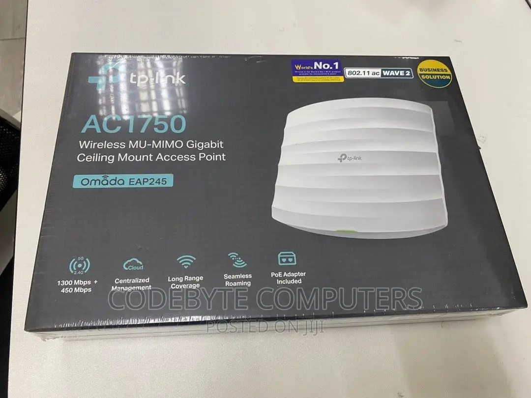 ^Eap245 Tp-link Ac1750 Wireless Gigabit Ceiling Mount