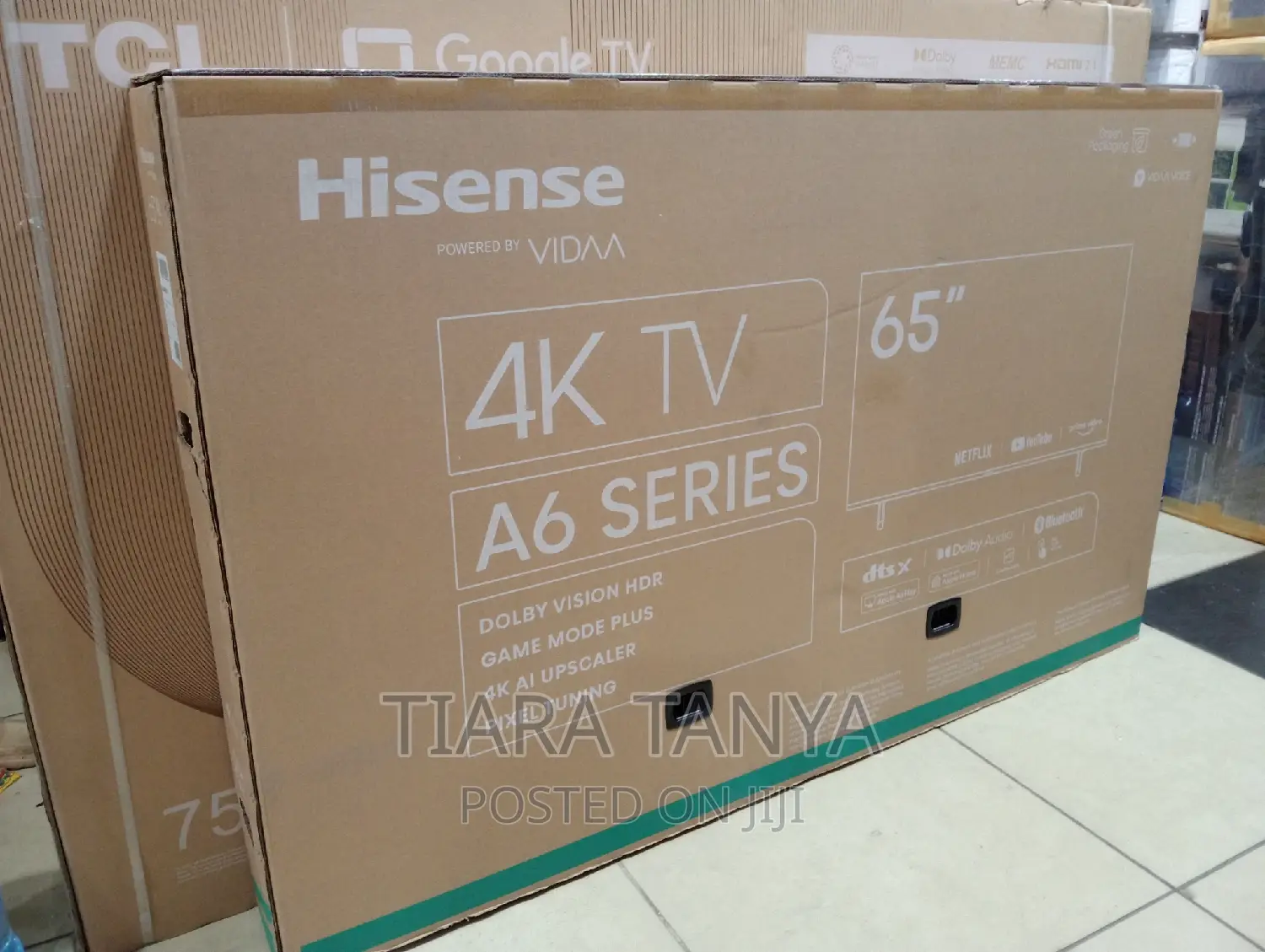 Hisense 65′′ 65a6 Series Smart Vidaa Tv