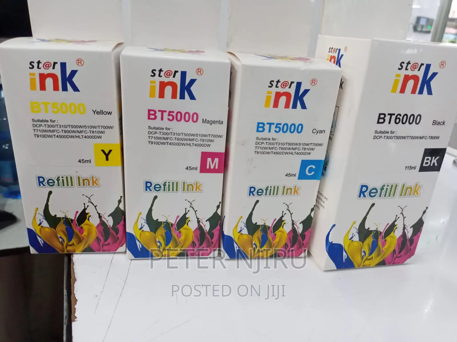 Brother BT-5000 Cyan Black Magenta Yellow