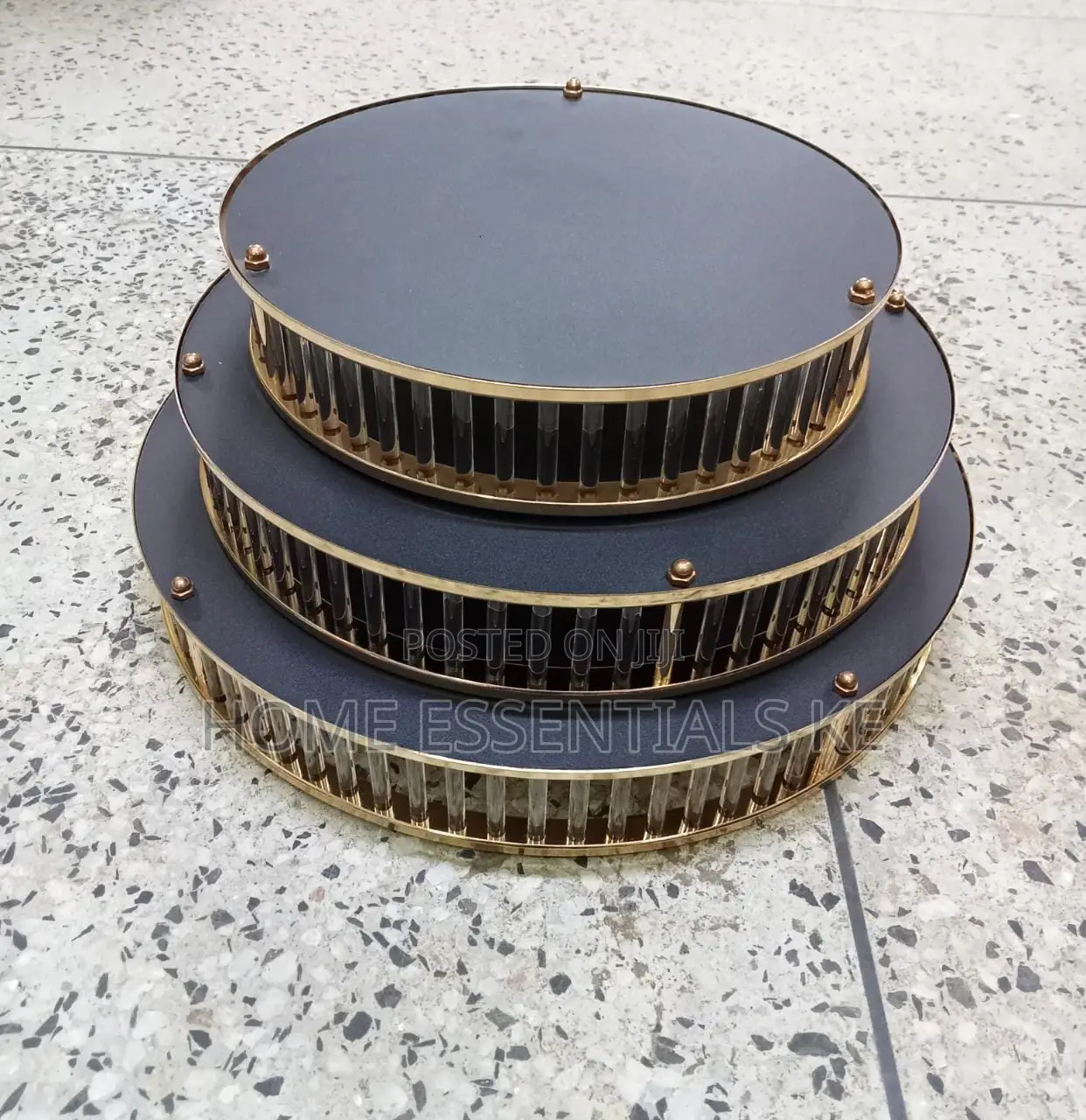 3pcs Wedding Cake Stand 25/30/35cm