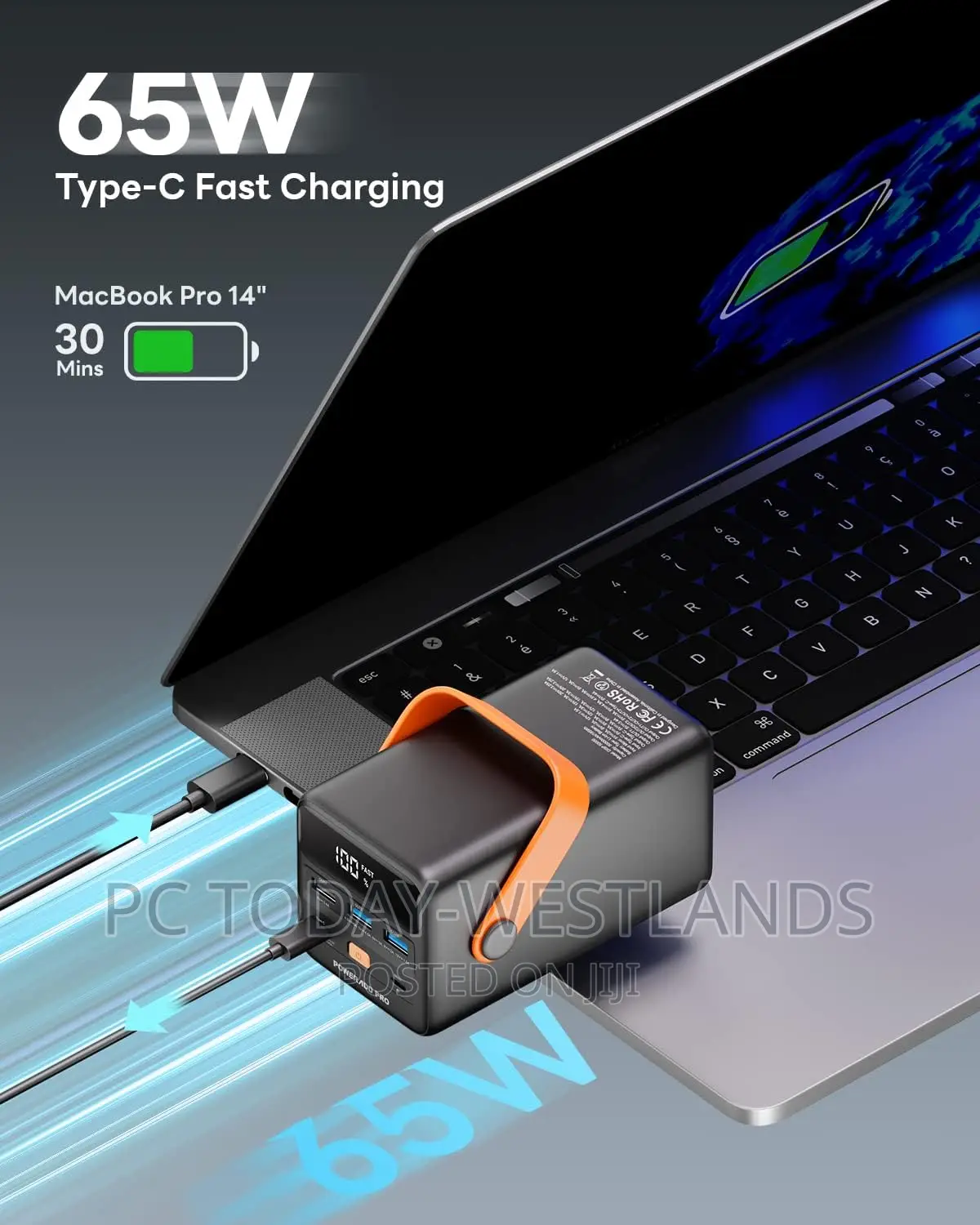 Powerad PRO Power Bank50000mah Pd 65W USB C Portable Charger