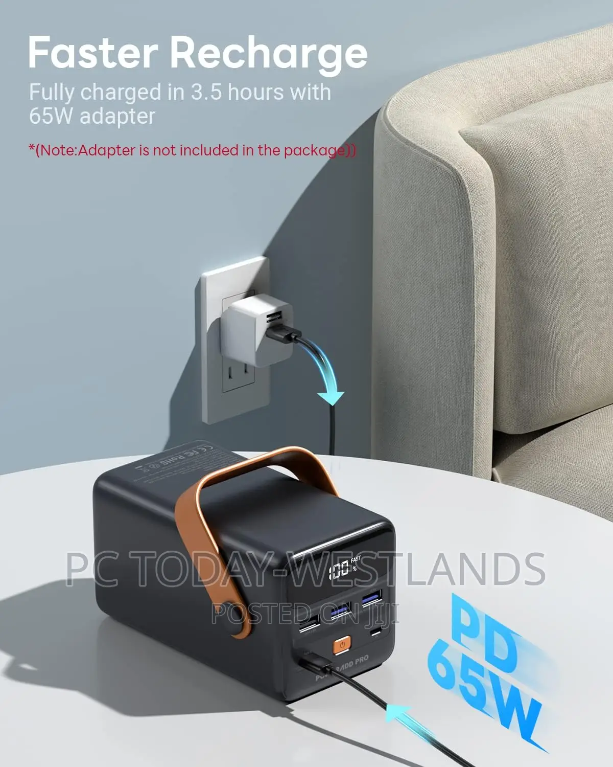 Powerad PRO Power Bank50000mah Pd 65W USB C Portable Charger