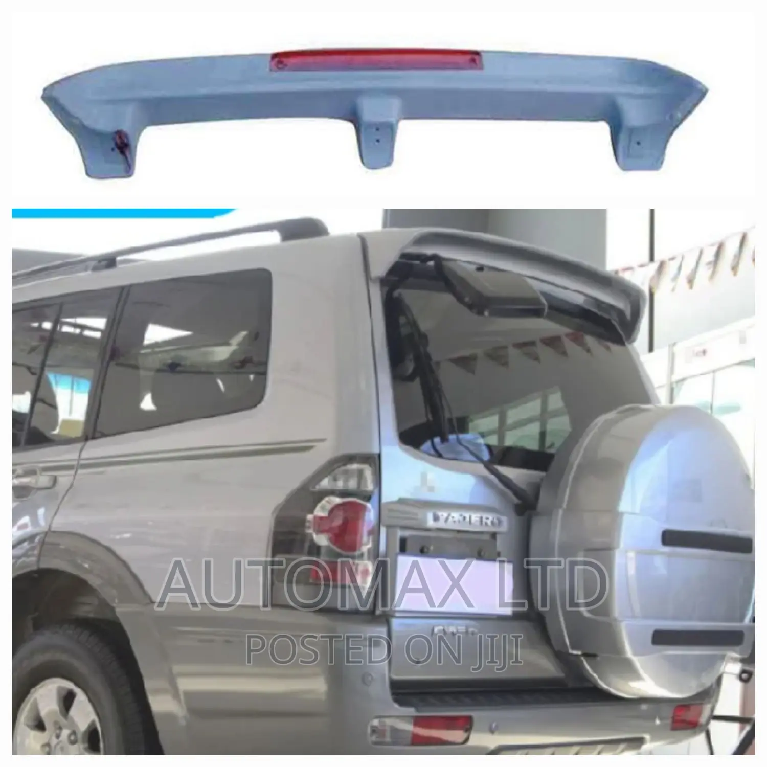 Mitsubishi Pajero V73 /V79. Rear Boot Spoiler Unpainted New