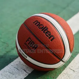 Basketball,-Molten Basketball Composite Leather Fiba.