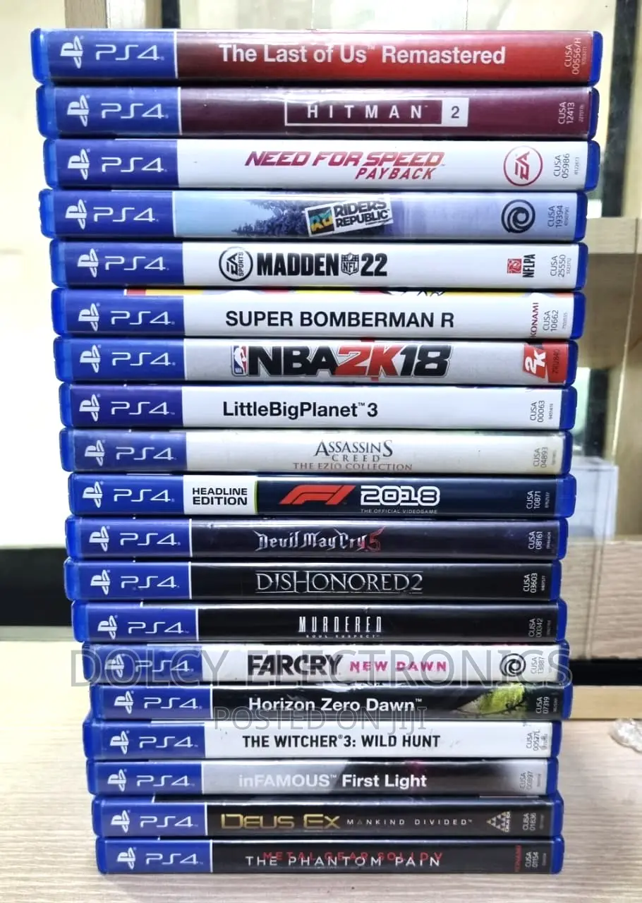 PS4 Pre Owned Games