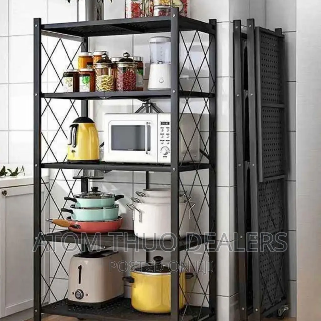 5 Layer Foldable Kitchen Rack