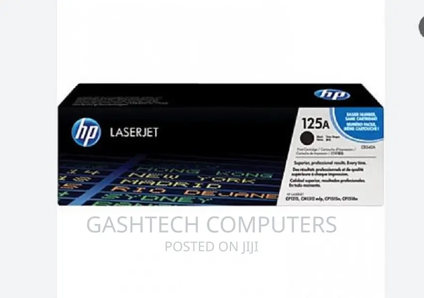 HP 125A Black Toner // HP 125A Black Toner