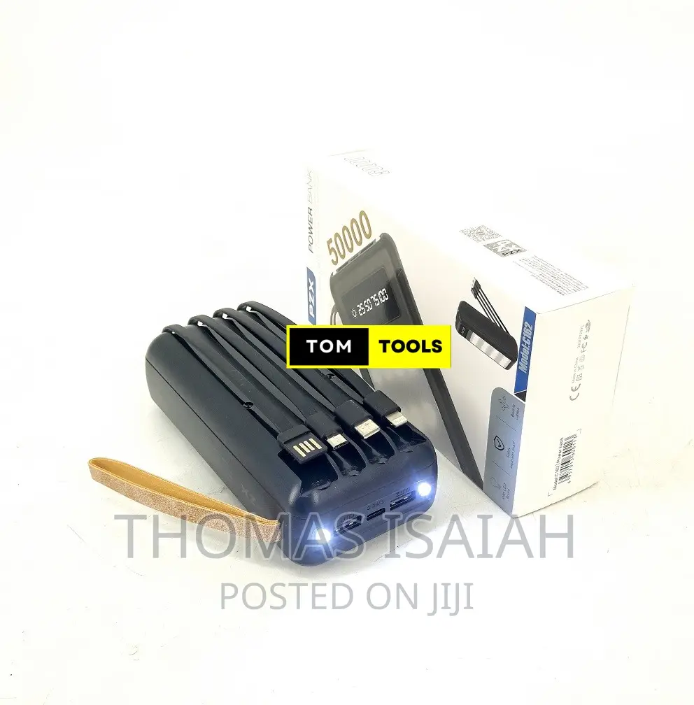 50000mah Power Bank High-Capacity Power Bank With 4 Cables A