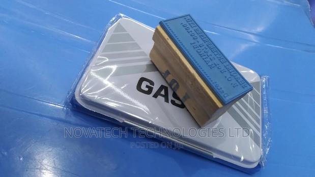 * Rubber Wooden Stamp - main view