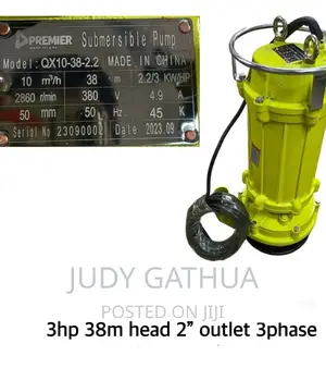 Heavy Duty Submersible 3hp 28mtrs Head