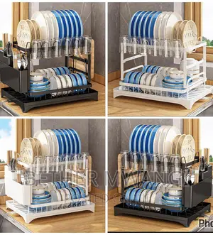 High Quality,Elegant,Galvanised ,Rust-Free ,2-Tier Dishrack