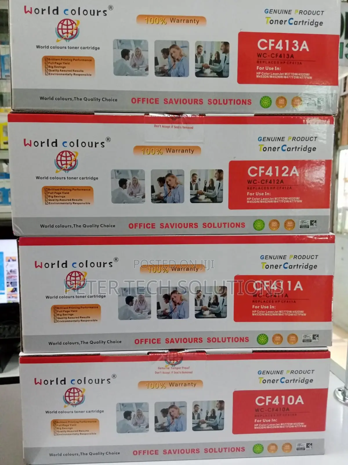 HP Toner Cartridge CF410A | 411A | 412A | 413A Full Set