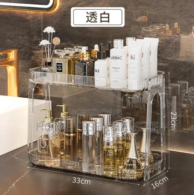 Multipurpose Double Layer Vanity Stand