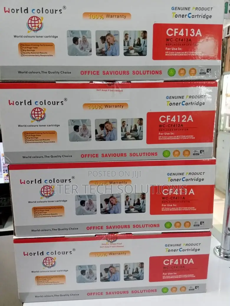 Compatible HP 410A / 411A / 412A / 413A Laser Toner Cartridg