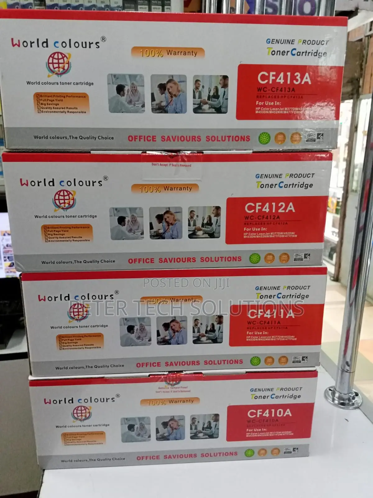 World Colours HP Toner Cartridge Cf410a | 411A | 412A | 413A