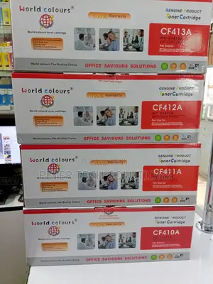(World Colour)Hp Toner Cartridge Cf410a | 411A | 412A | 413A