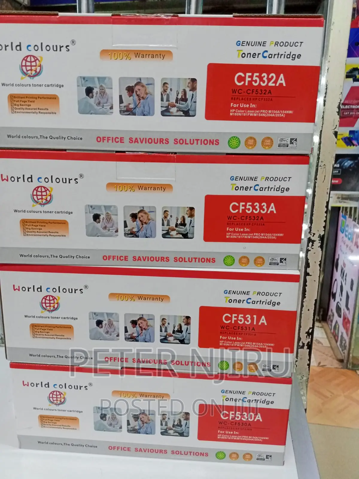 Genuine Laserjet Printer 530A 531A 532A 533A Toner Cartridge
