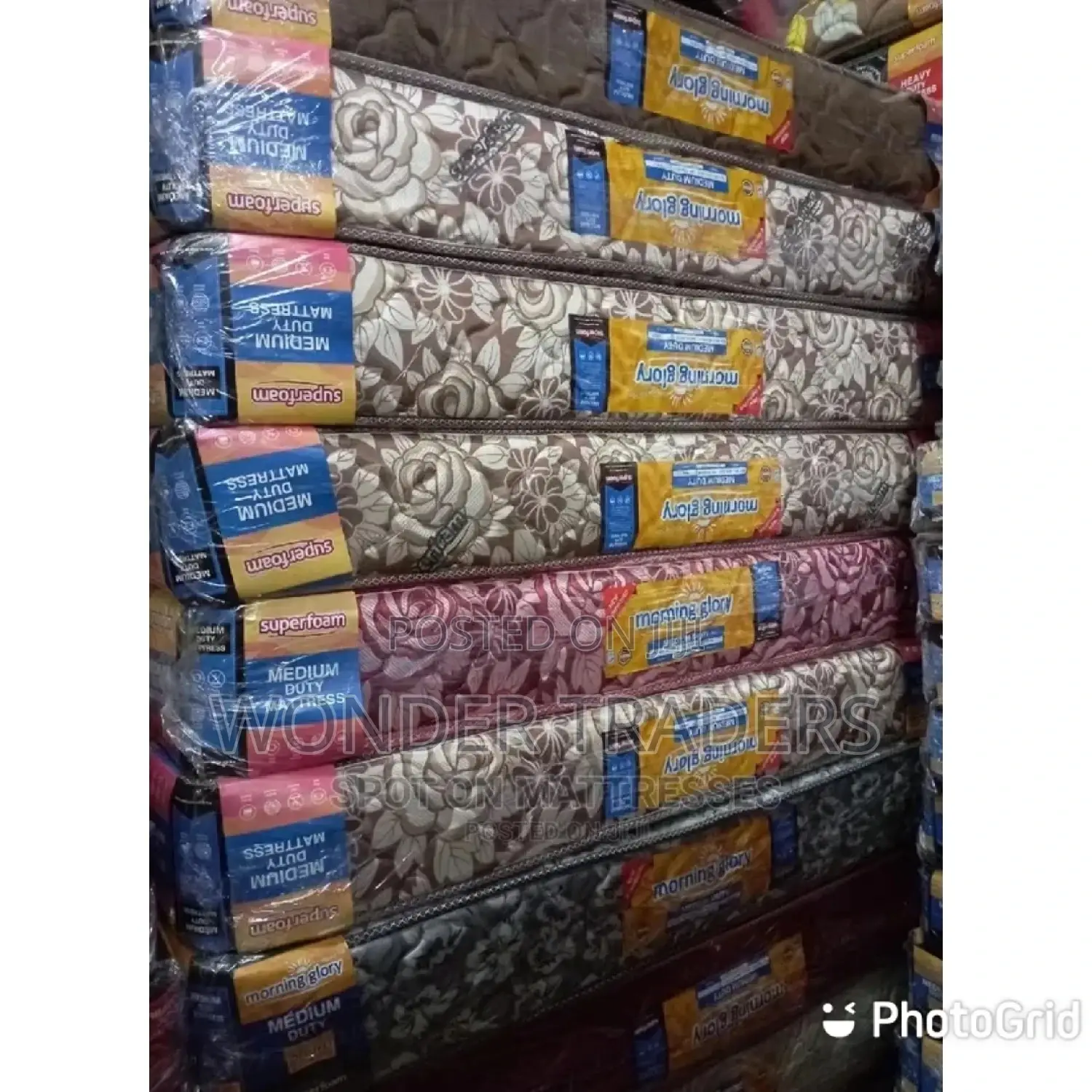 6by6 Quilted Medium Duty 8 Inch