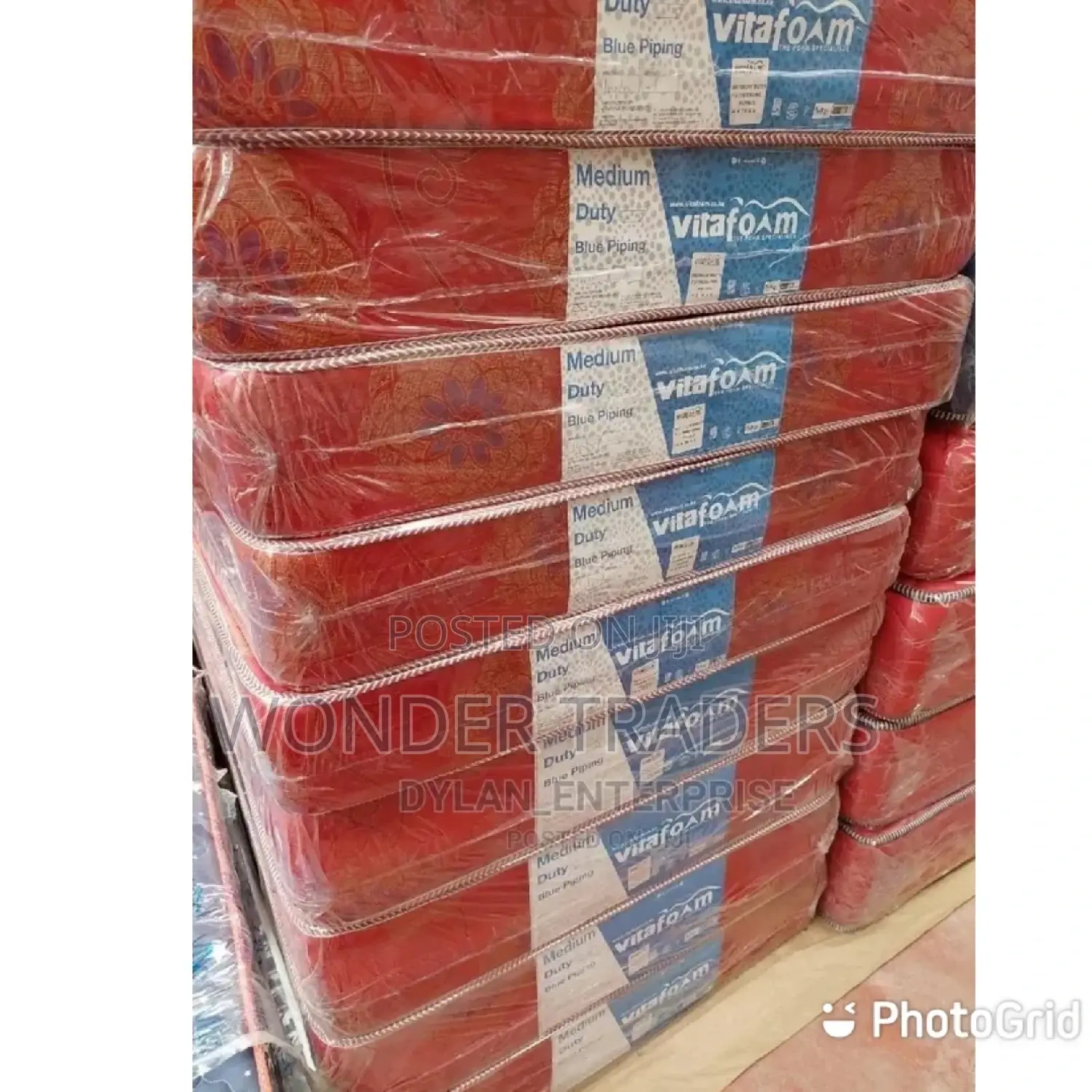 6by6 Plain Medium Duty 8 Inch