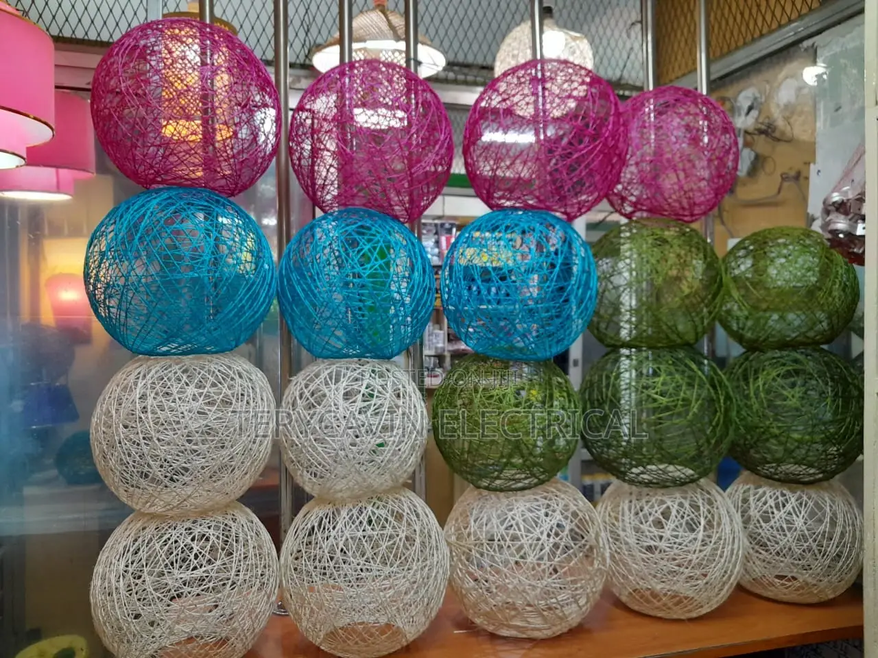 Lighting Sisal Pendants Lamp Shades