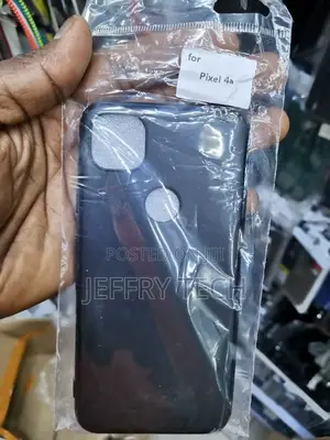 Silicone Cover for Google Pixel 4A Case Black