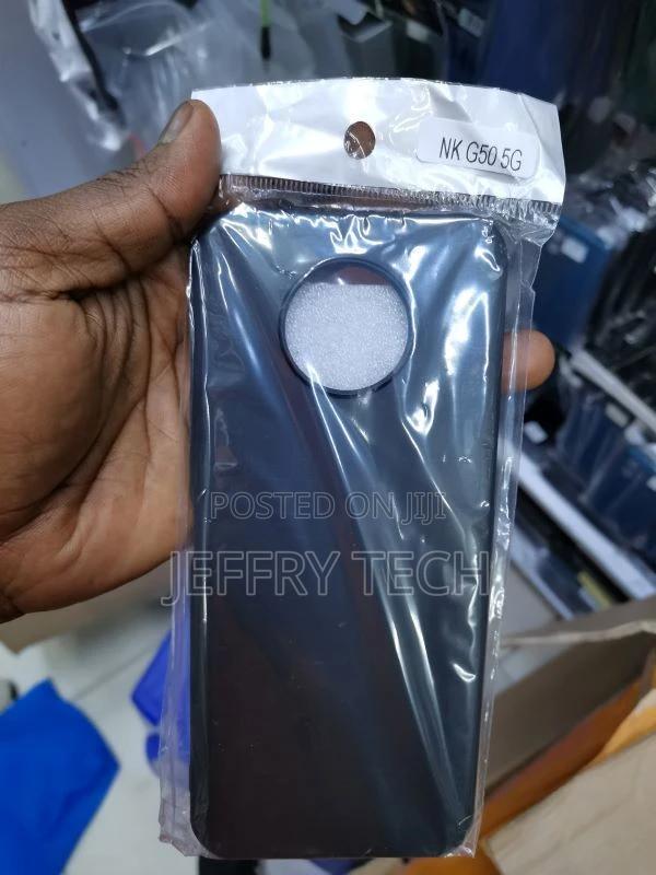 TPU Cover for Nokia G50, Black Flexible Silicone Slim Fit So