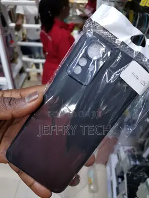 TPU Cover for Redmi Note 12S, Black Flexible Silicone Slim F