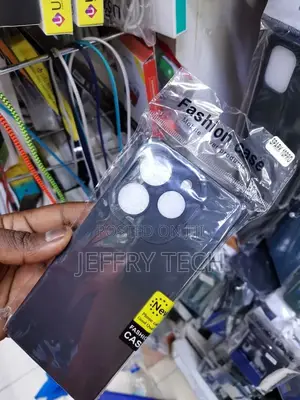 Black Soft Silicone Funda for Tecno Spark 10 Pro Case 6.8 In