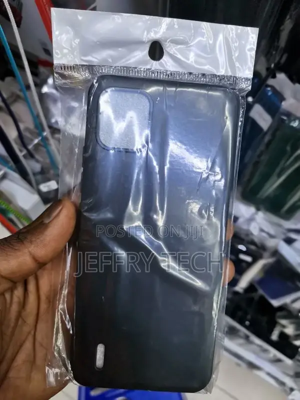 Nokia C110 (6.30") Case, Soft Silicone Bumper Shell Black Fl