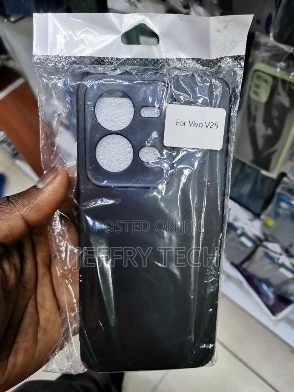 Black TPU Shell Cover for VIVO V25 5G - Silicone Case